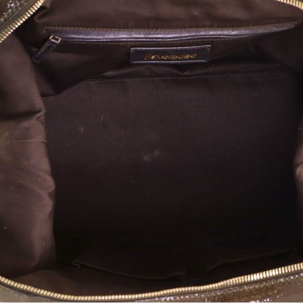 Saint Laurent Easy Y Satchel Patent
Medium Olive Green Brown - Picture 5 of 7